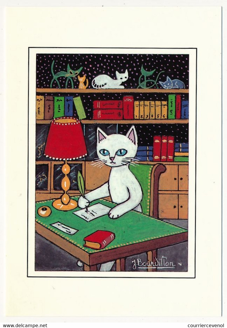 8 CPM - Illustrateur Jacqueline BOURDILLON - 8 Cartes "Au Royaume Des Chats" - Chats