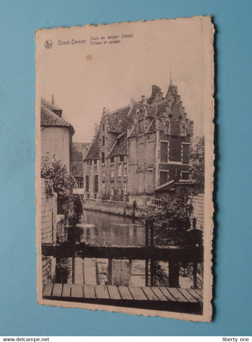 Sluis En Spijker (1500) Ecluse DIEST-DEMER ( Edit. V. Stroobants-Poche ) Anno 19?? ( Zie / Voir Scan ) Vlek ! - Diest