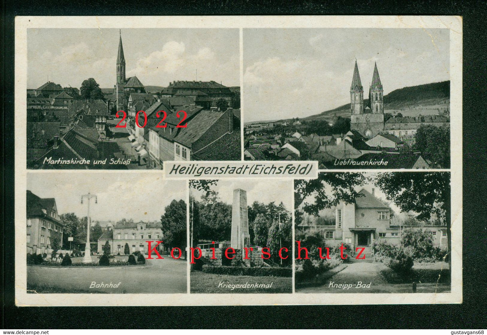 AK Heiligenstadt, Eichsfeld, Mehrbild, Feldpost 1943 - Heiligenstadt