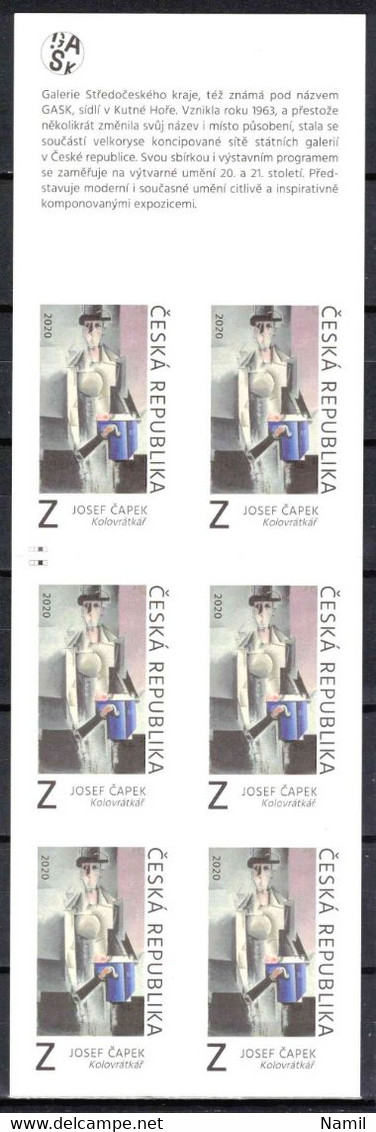 ** Tchéque République 2020 Josef Čapek - Carnet, (MNH)** - Ongebruikt