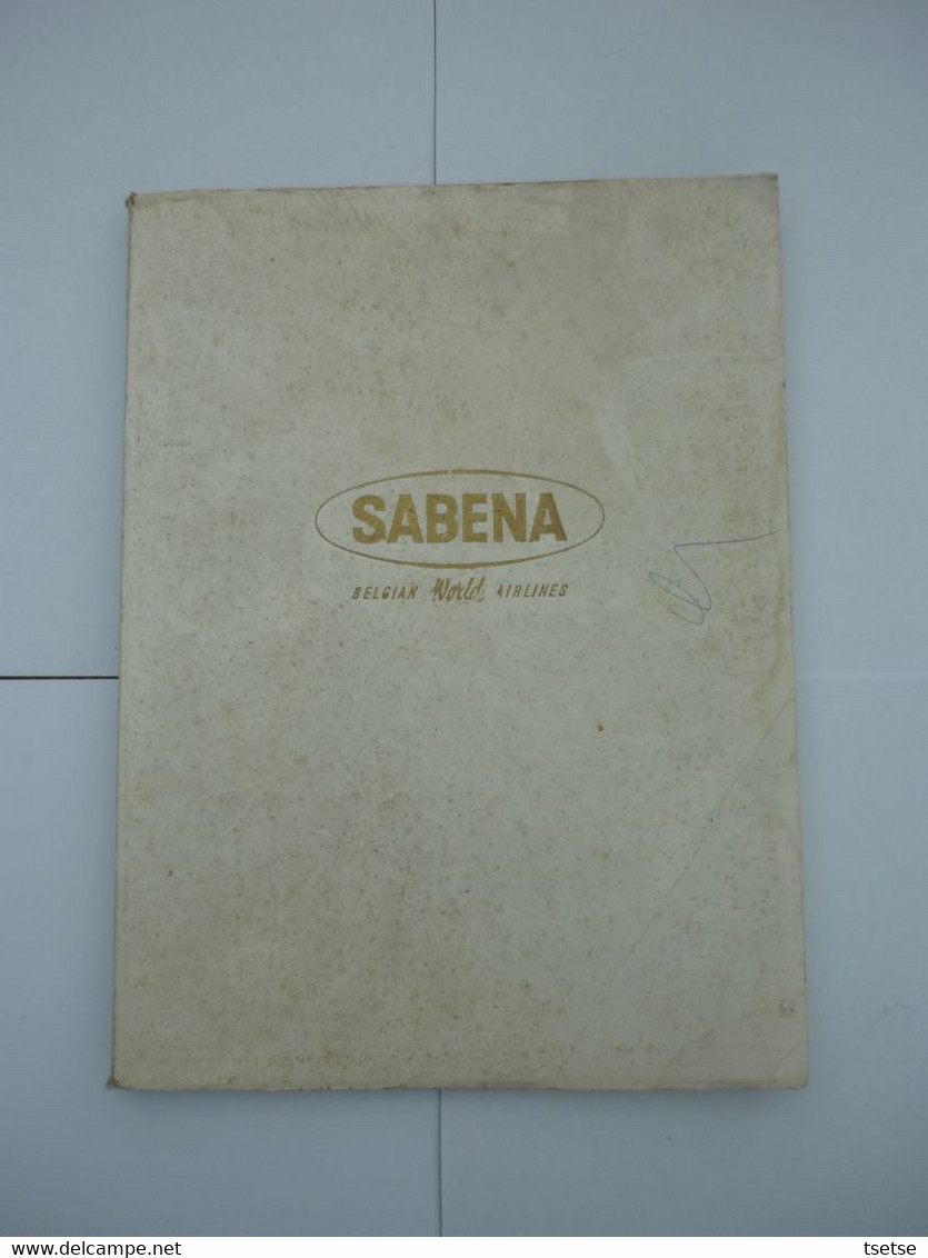 Livre Sur L'histoire De La SABENA - 1955 -Texts In 3 Languages  French / Dutch / English - Werbung