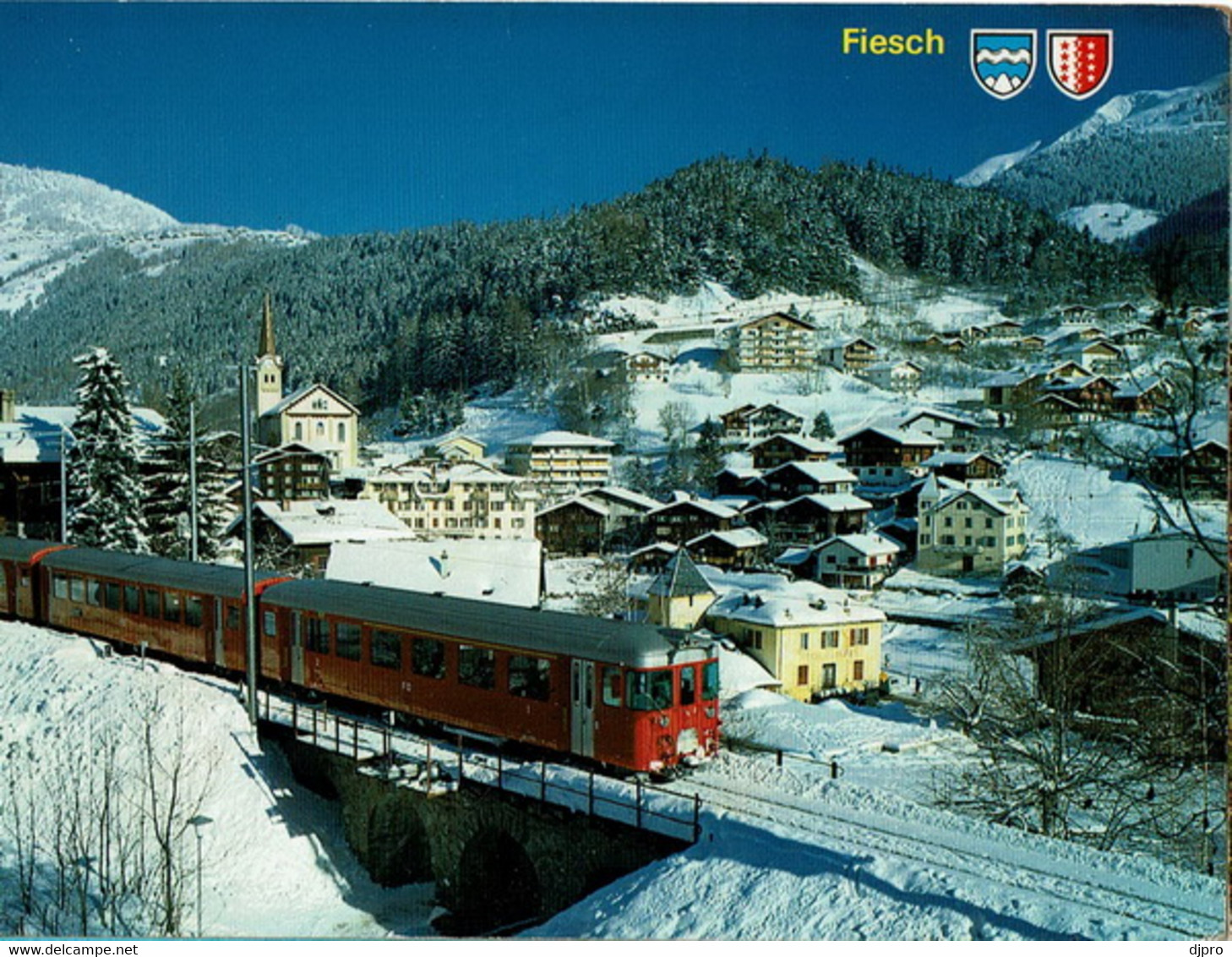 Fiesch Wallis  Furka Oberalp Bahn - Fiesch
