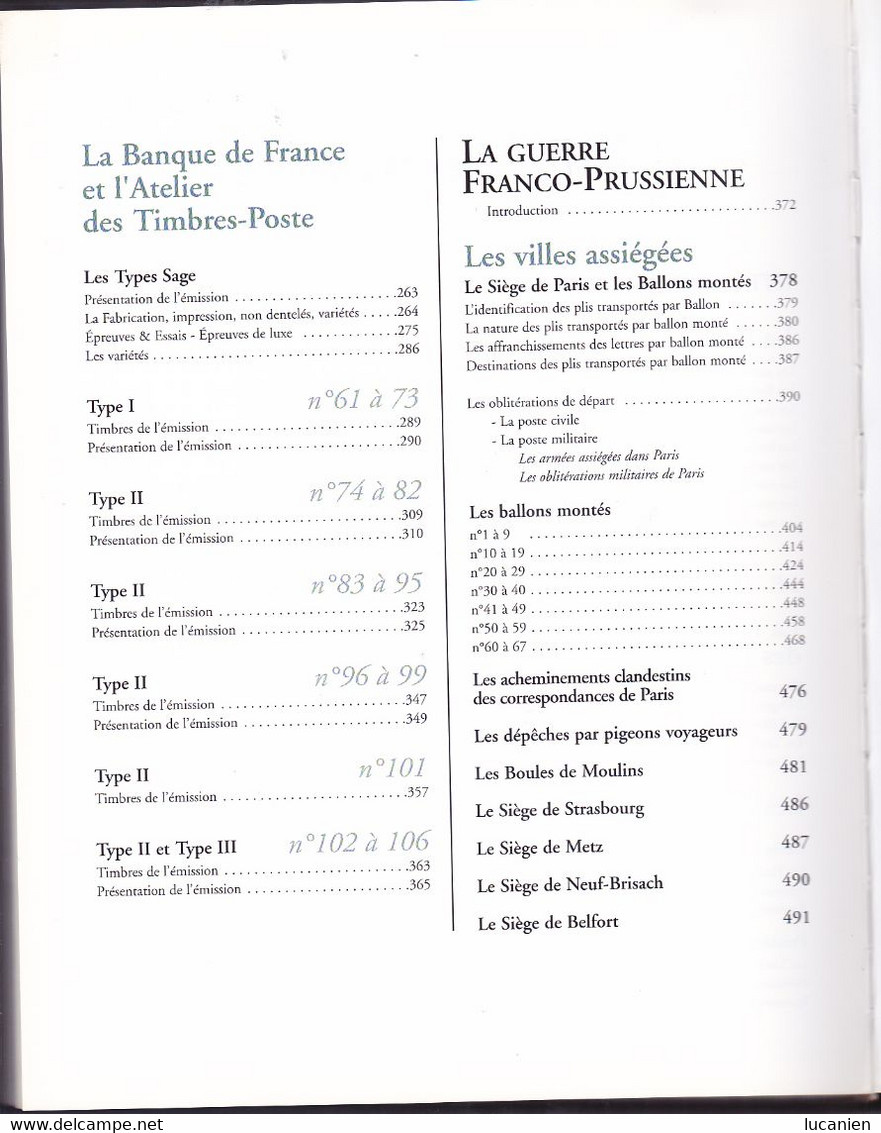 Livre "Le Spécialisé" Les Classiques De France 1849/1900 V/Descriptif - Manuali