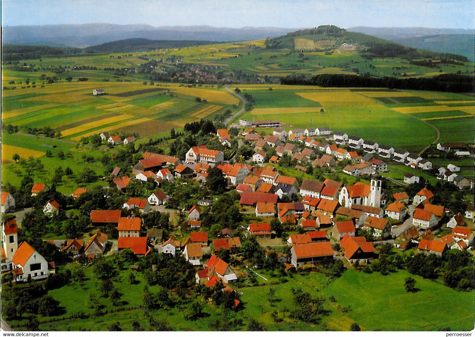 Waldbrunn OT. Strümpfelbrunn, Luftaufnahme - Waldbrunn