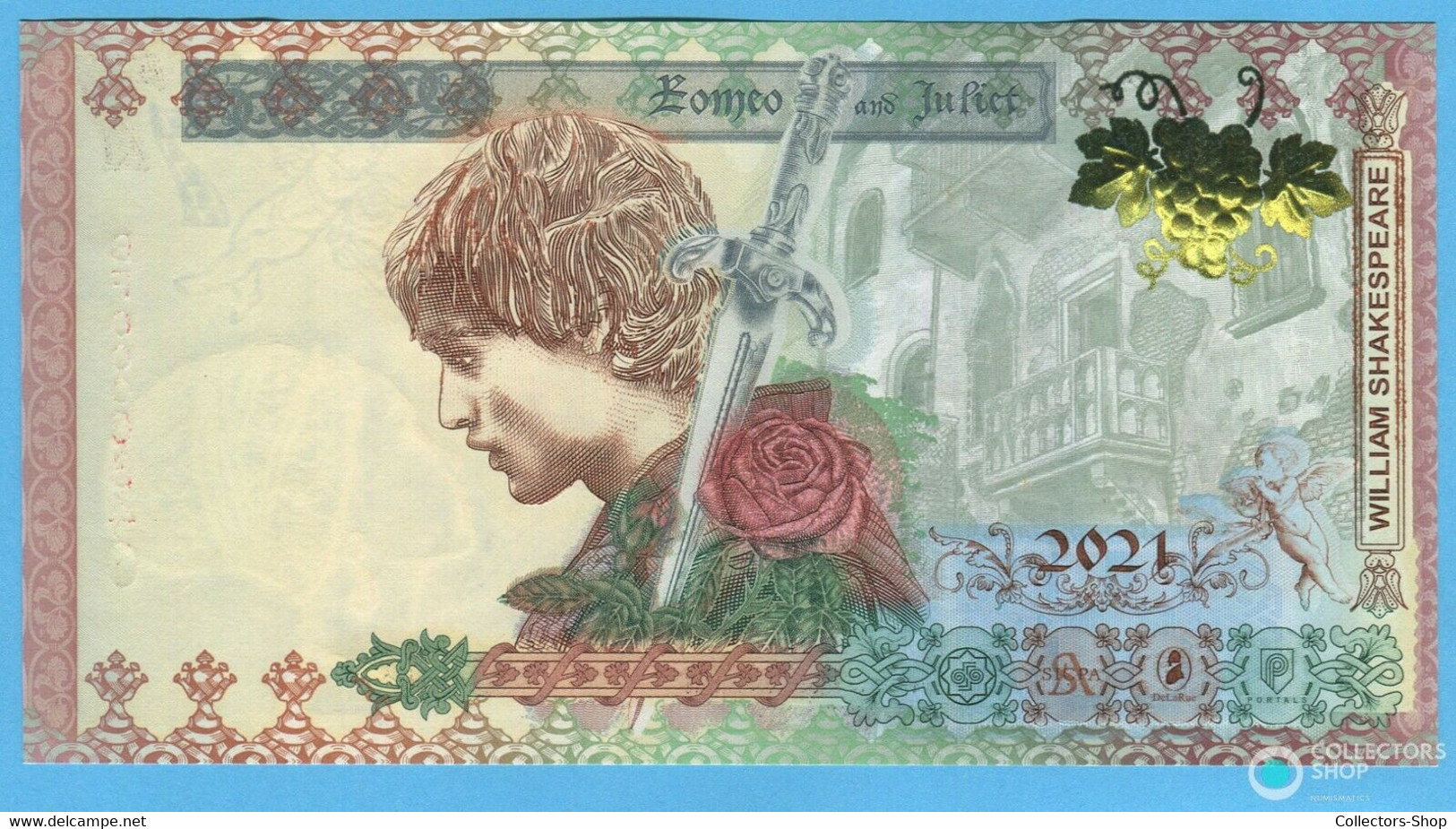 KAZAKHSTAN: Specimen TEST Banknote ROMEO And JULIET 2021 UNC Sicpa Koenig&Bauer De La Rue - Kazakhstan