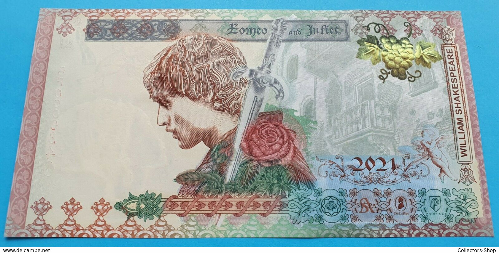 KAZAKHSTAN: Specimen TEST Banknote ROMEO And JULIET 2021 UNC Sicpa Koenig&Bauer De La Rue - Kazakhstan