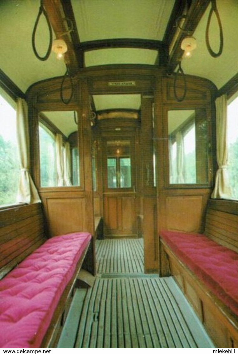 BRUXELLES-TRAM -INTERIEUR MOTRICE (1905-1930)-10 Places Assises - Transport Urbain En Surface