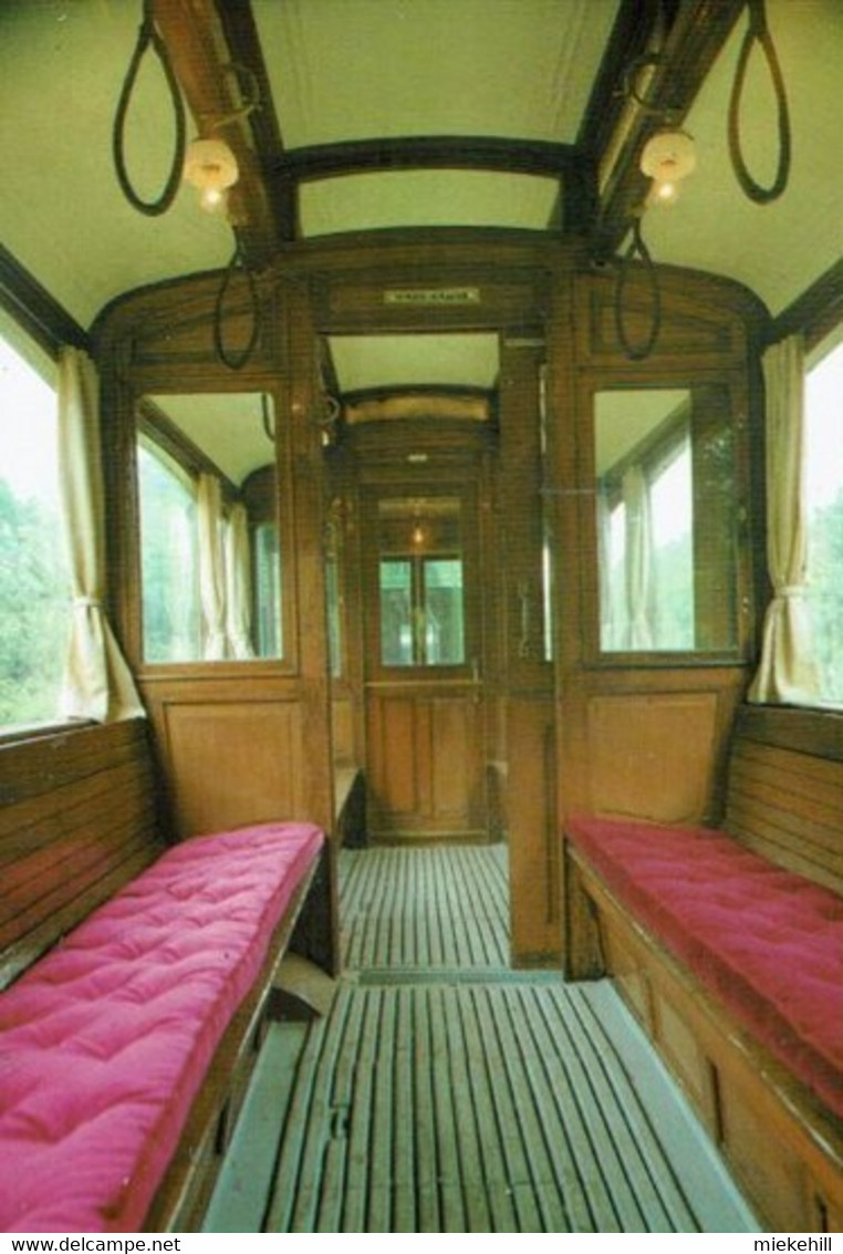 BRUXELLES-TRAM -INTERIEUR MOTRICE (1905-1930)-10 Places Assises - Vervoer (openbaar)