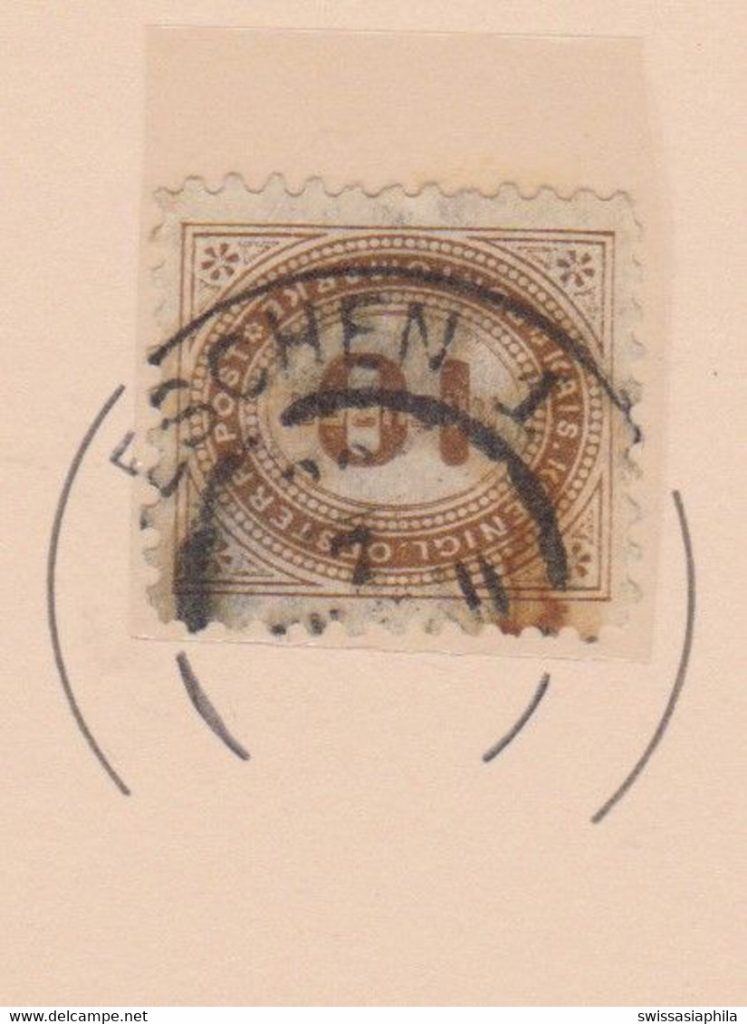 LIECHTENSTEIN VORLÄUFER - ÖSTERREICH MARKE - KAT. V.P. 7  - STEMPEL ESCHEN - ...-1912 Préphilatélie