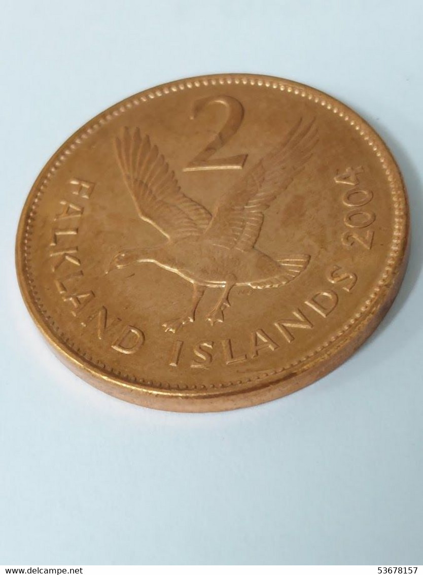 Falkland Islands - 2 Pence 2004, KM# 131 - Falklandinseln