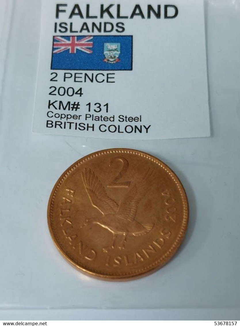 Falkland Islands - 2 Pence 2004, KM# 131 - Falklandinseln