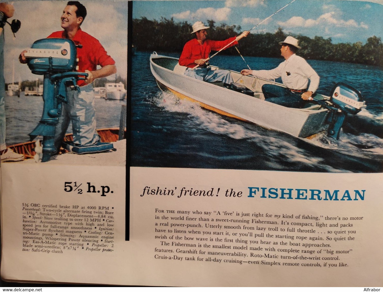 EXPO 58 BRUXELLES - Livret Publicitaire 16 Pages EVINRUDE 58 - Vintage Fifties Pêche Fishing Boating Bateau - Bon état - Zonder Classificatie