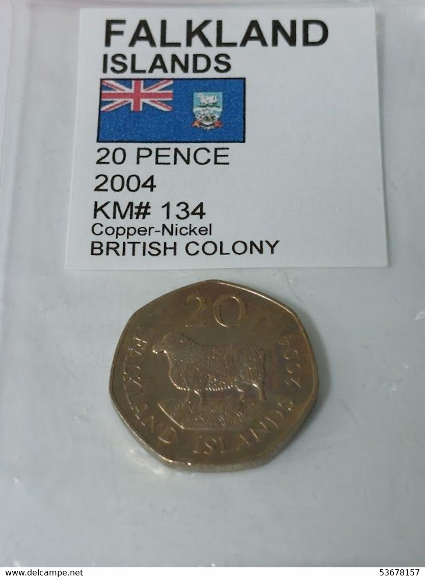 Falkland Islands - 20 Pence 2004, KM# 134 - Falkland Islands