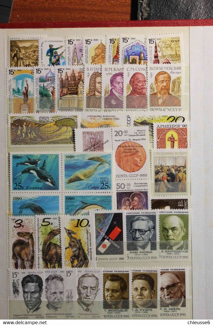 Russie Lot ** Timbres Des Années  Année 1980 - 90 - Verzamelingen