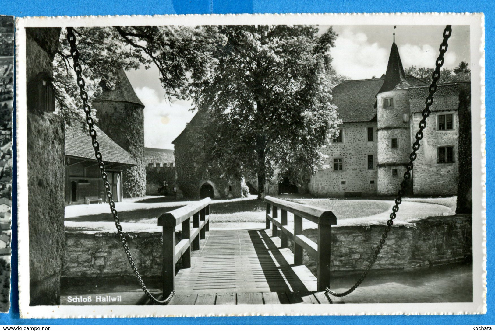 OV887, Schloss Hallwil, 421, J. Schmidli, Circulée 1952 - Autres & Non Classés