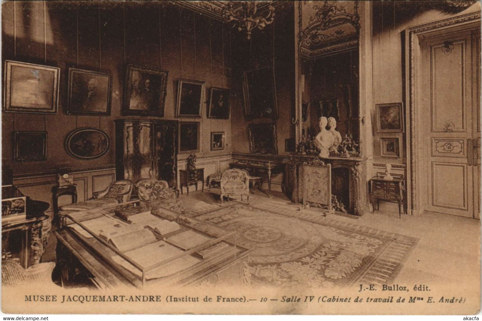 CPA PARIS 6e Inst. De France Musée Jacquemart-André Salle IV (36928) - Arrondissement: 06