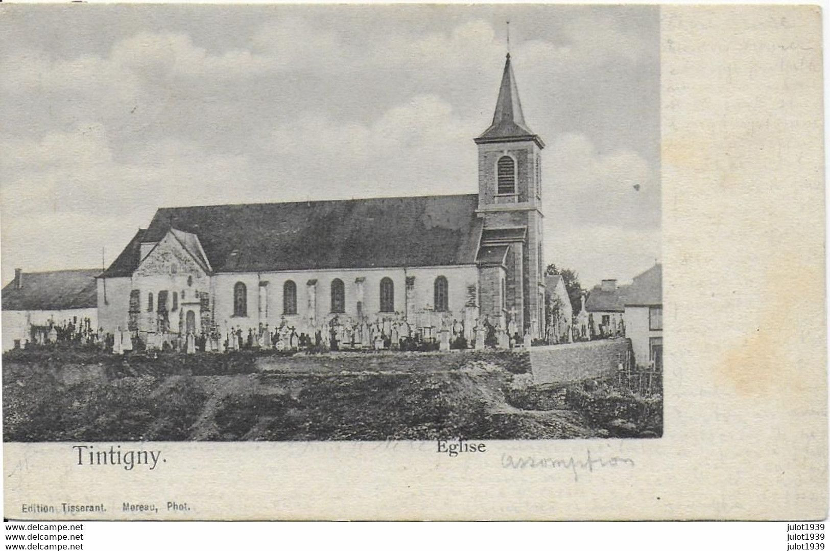 TINTIGNY ..-- Eglise . 1902 De ETALLE Vers UCCLE ( Melle Elvire DOMBARD ) . Voir Verso . - Tintigny