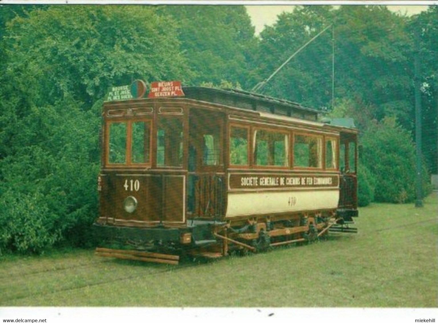 BRUXELLES-TRAM CHOCOLAT-BOURSE-PLACE DES GUEUX-PLACE SAINT JOSSE- - Trasporto Pubblico Stradale