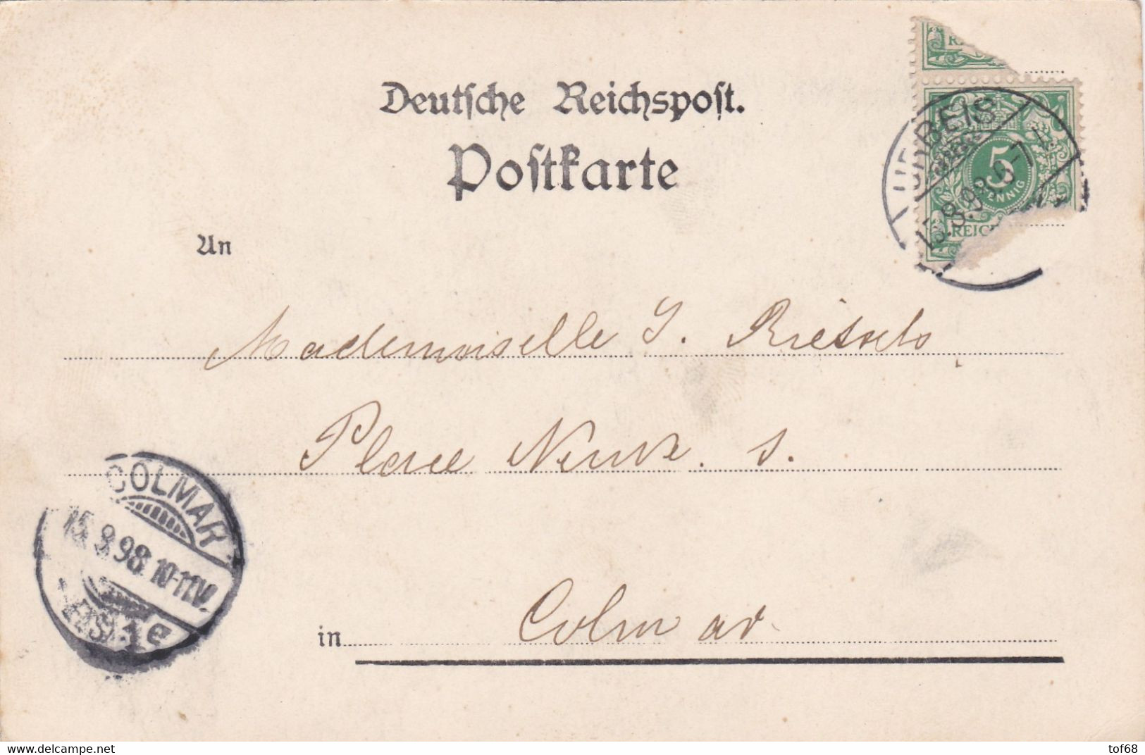 Orbey Gruss Aus Pairis 1898 - Orbey