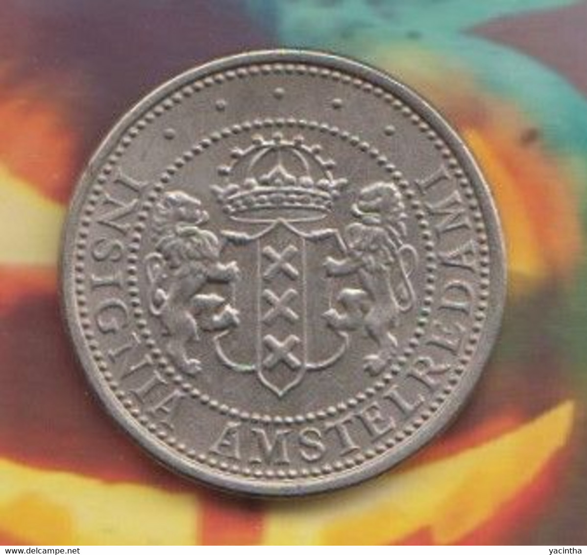 Amsterdam : 1275 - 1975     700 Jaar Mokum   700 Florijn    (1011) - Souvenir-Medaille (elongated Coins)