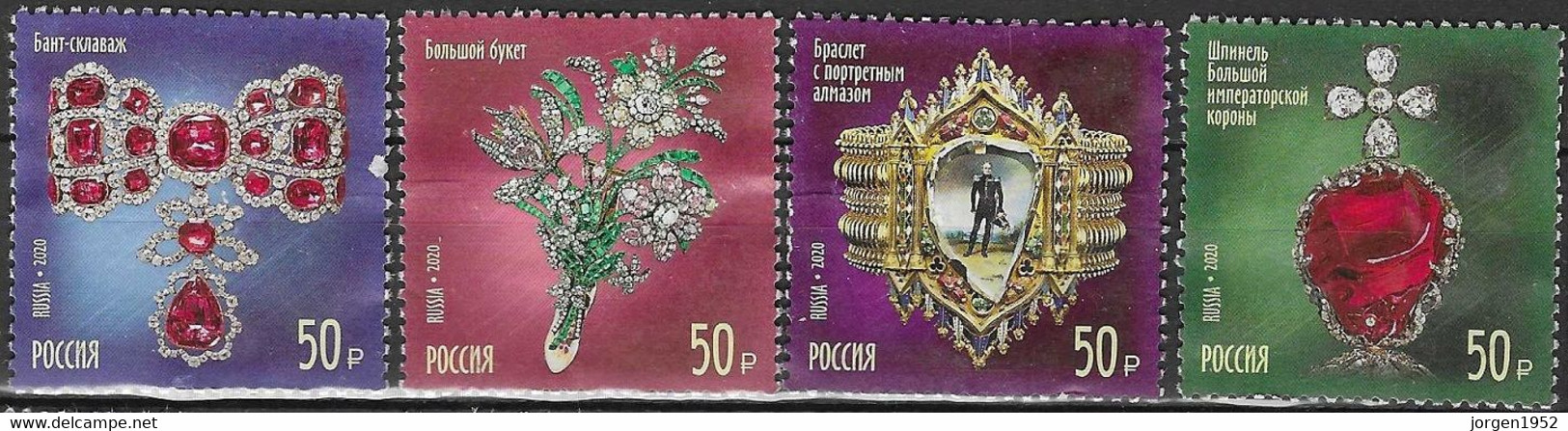 RUSSIA # FROM 2020  STAMPWORLD 2845-48 - Usati