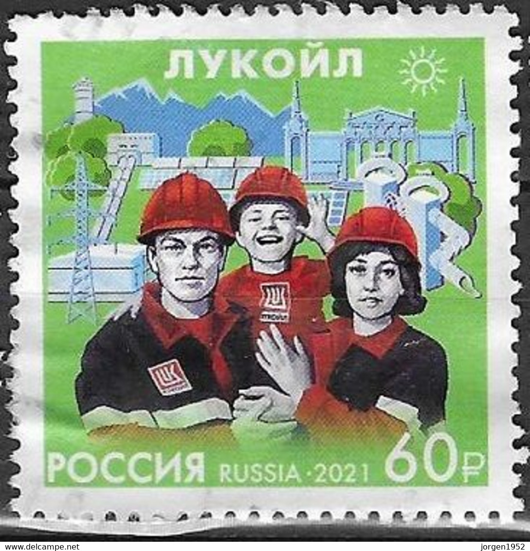 RUSSIA # FROM 2021  STAMPWORLD 3088 - Usados