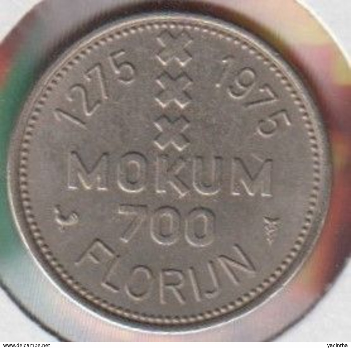 Amsterdam : 1275 - 1975     700 Jaar Mokum   700 Florijn    (1012) - Elongated Coins