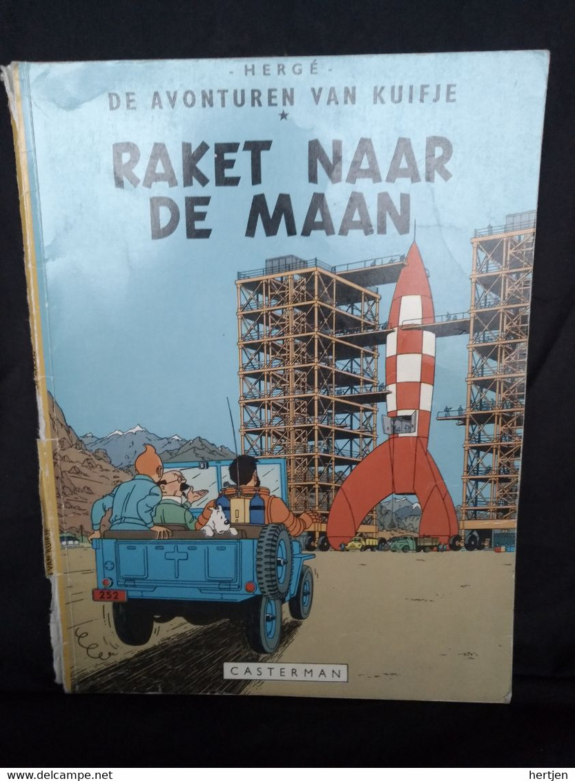 Hergé - Kuifje - Raket Naar De Maan - Uitgave 1976 - Kuifje