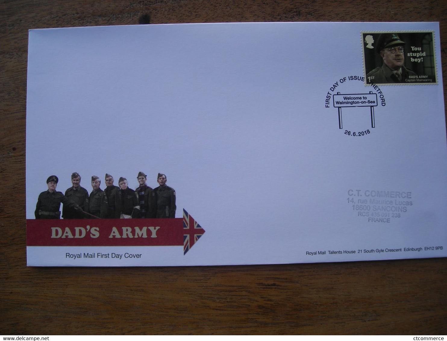 FDC Dad's Army, Captain Mainwaring - 2011-2020 Decimal Issues