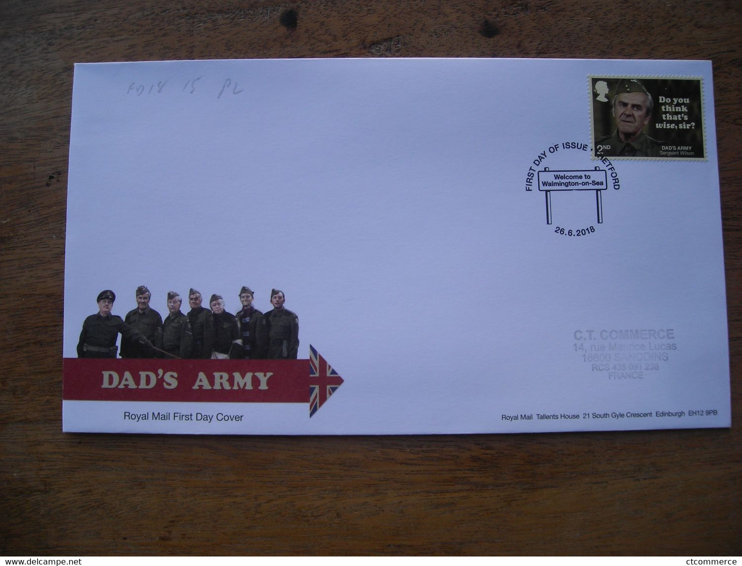 FDC Dad's Army, Sergeant Wilson - 2011-2020 Em. Décimales