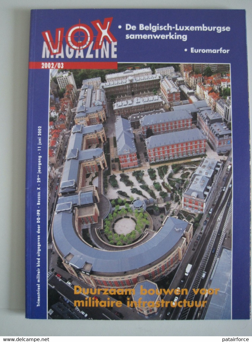 VOX Jun 2002 Nr 3 / Luxemburg Luxembourg Navo Legersamenwerking / KMS Koninklijke Miltaire School - Trödler & Sammler