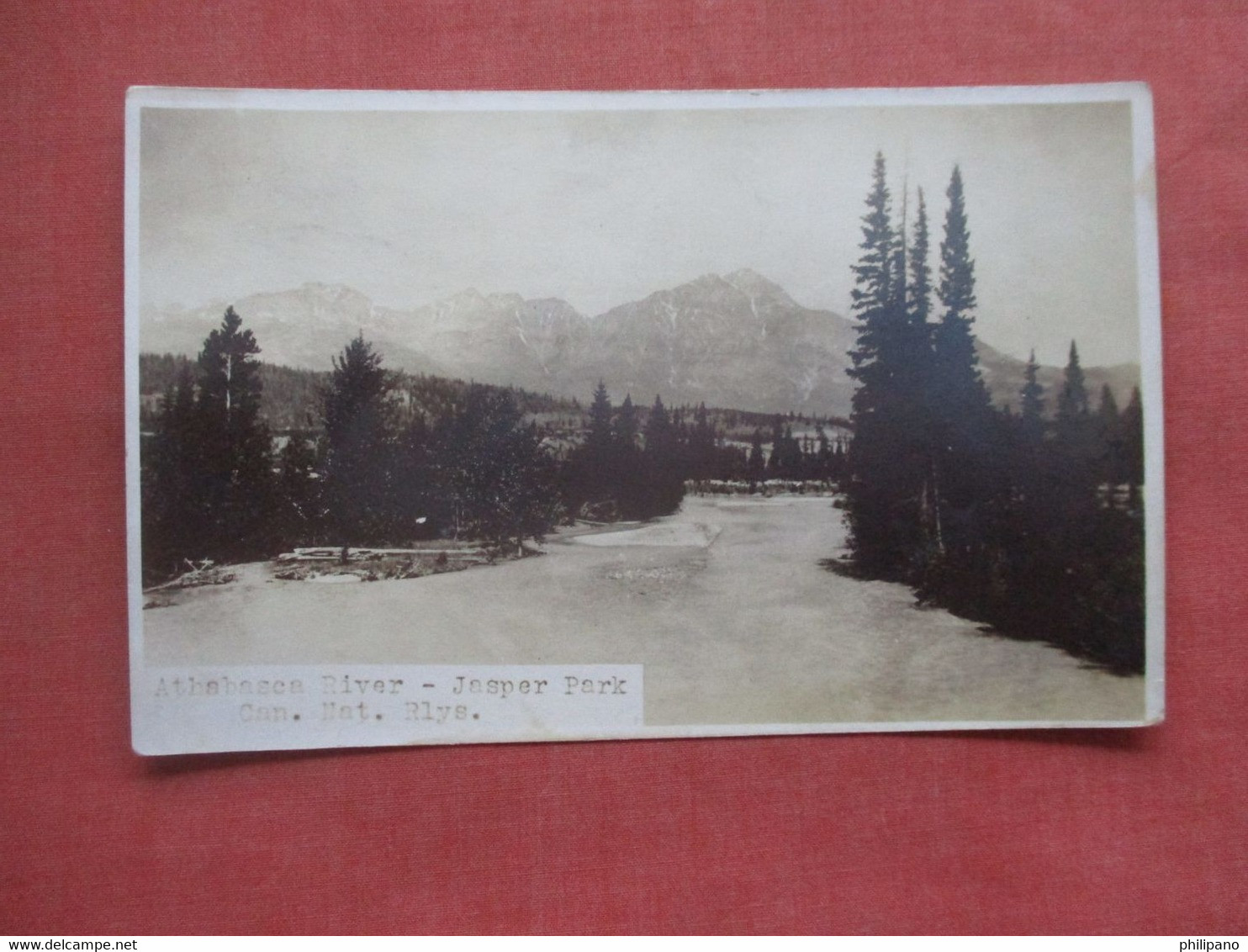 RPPC.  Athabasca River  Jasper Park  Canada > Alberta > Jasper     Ref 5469 - Jasper