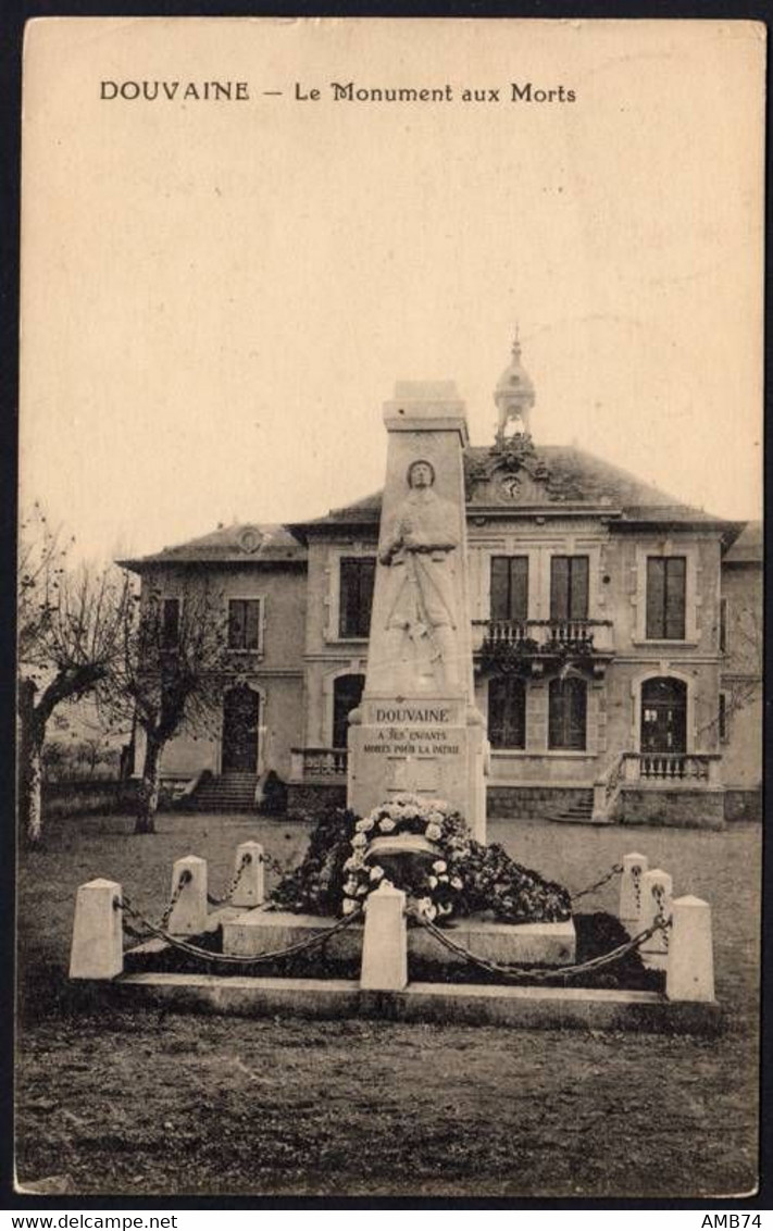 74-0175 - Carte Postale Haute Savoie (74) - DOUVAINE - Le Monument Aux Morts - Douvaine