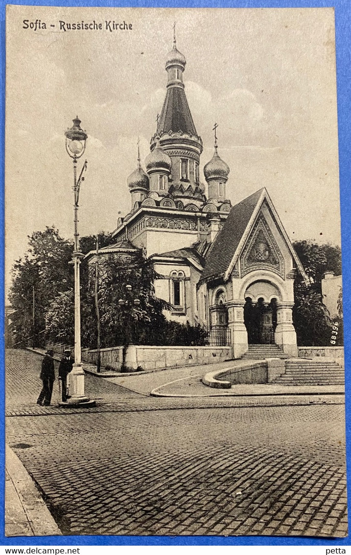 Carte Postale Ancienne De Sofia De 1918 (Bulgarie) . - Russische Kirche (074) Vendu En L’état - Bulgarien