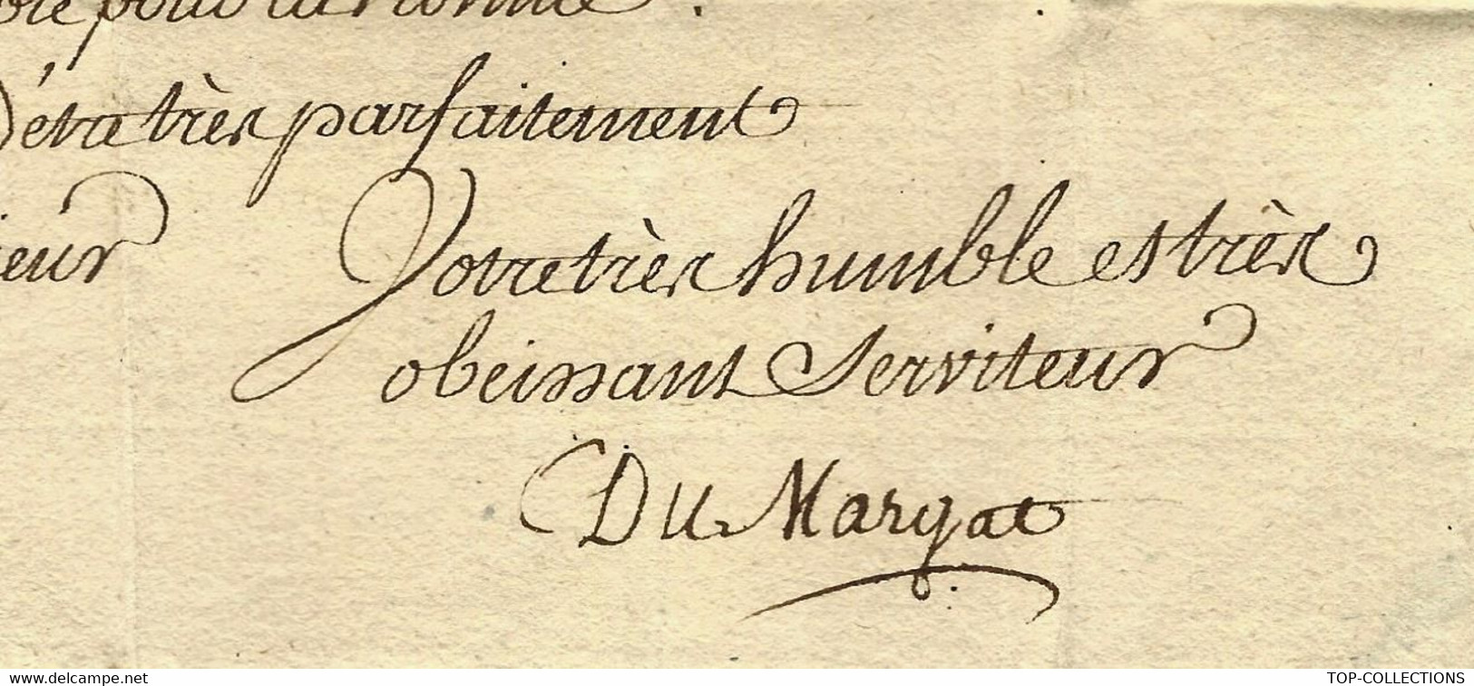 1777 ANCIEN REGIME FERMES ETAT DE BRETAGNE DUMARGAT ( Ou DU MARGAT) Rennes TRESORIER  RECEVEUR DES FOUAGES DE VANNES - Historische Documenten
