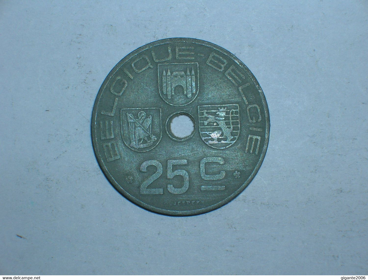 BELGICA 25 CENTIMOS 1946 FR (8981) - 25 Cents