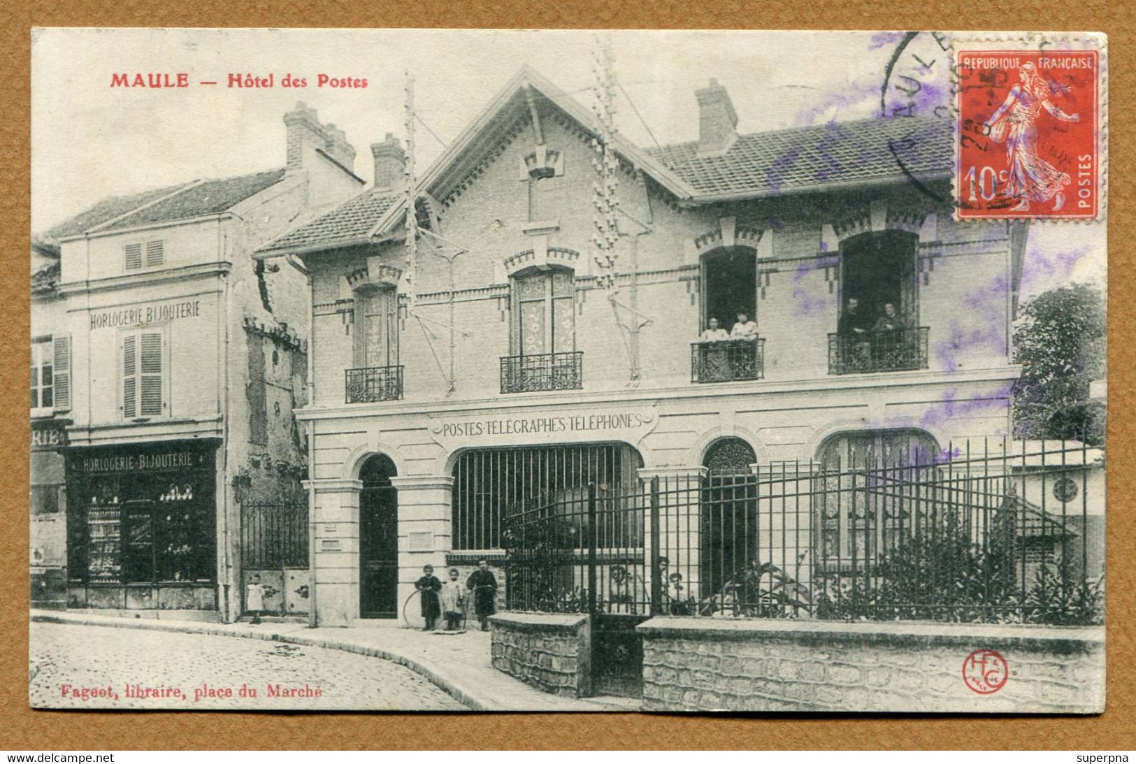 MAULE  (78) : " L'HÔTEL DES POSTES " - Maule