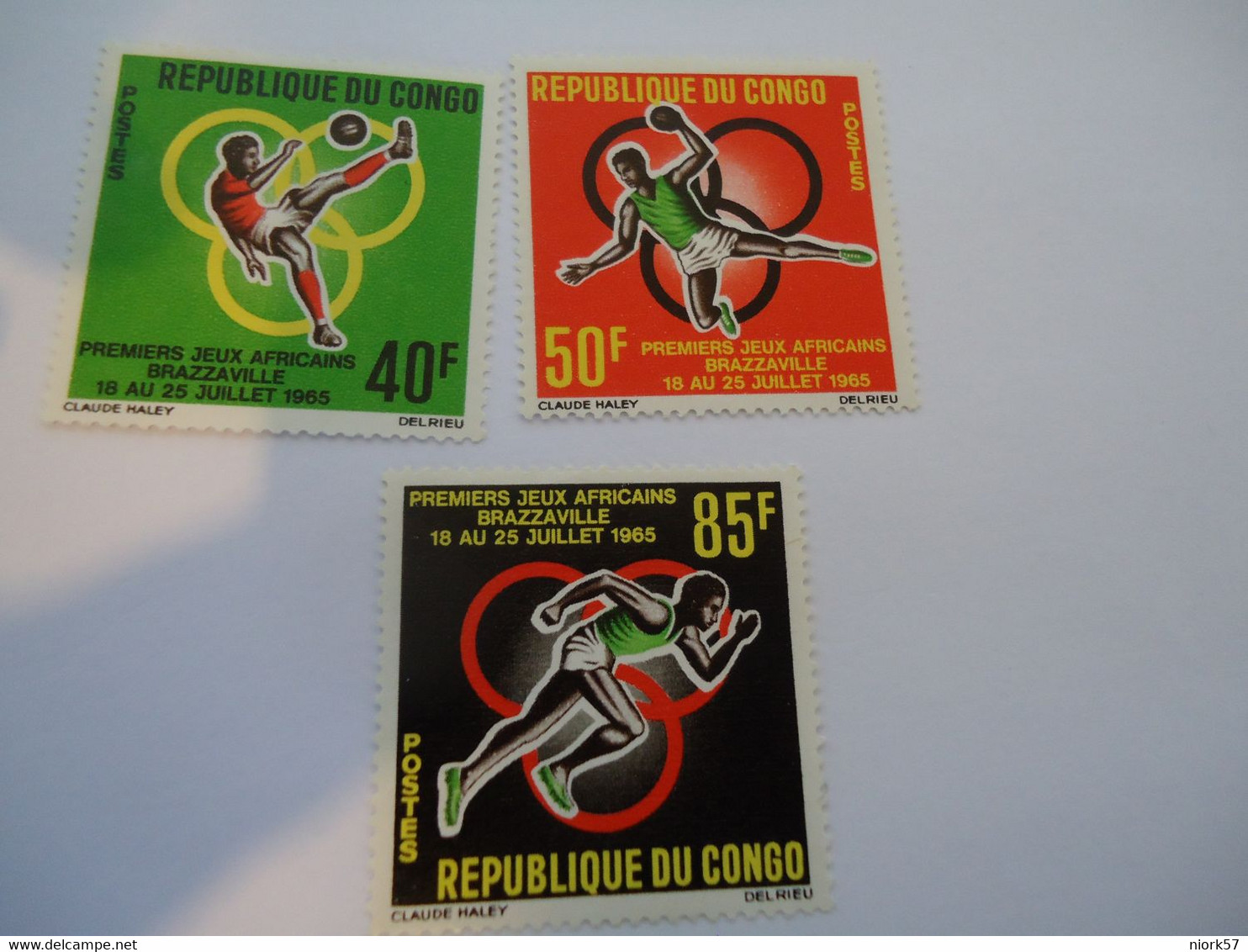 CONGO REPUBLIC MNH  STAMPS SPORTS AFRICAN GAMES - Otros & Sin Clasificación