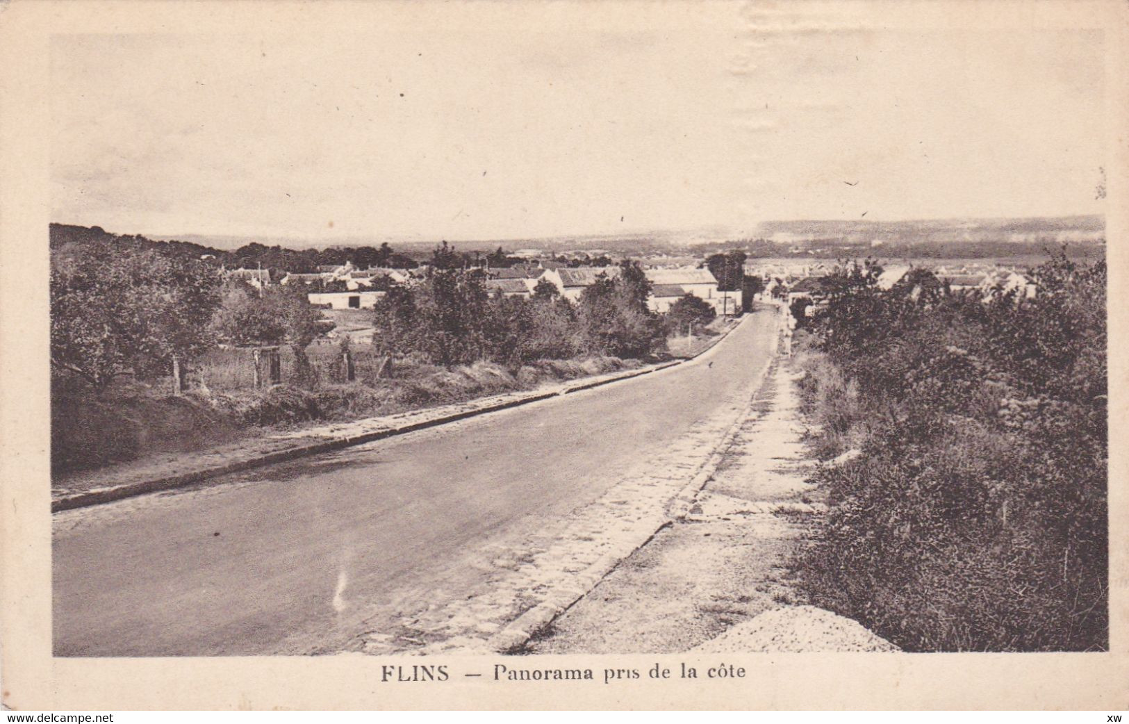 FLINS-SUR-SEINE -78- Panorama Pris De La Côte - Flins Sur Seine