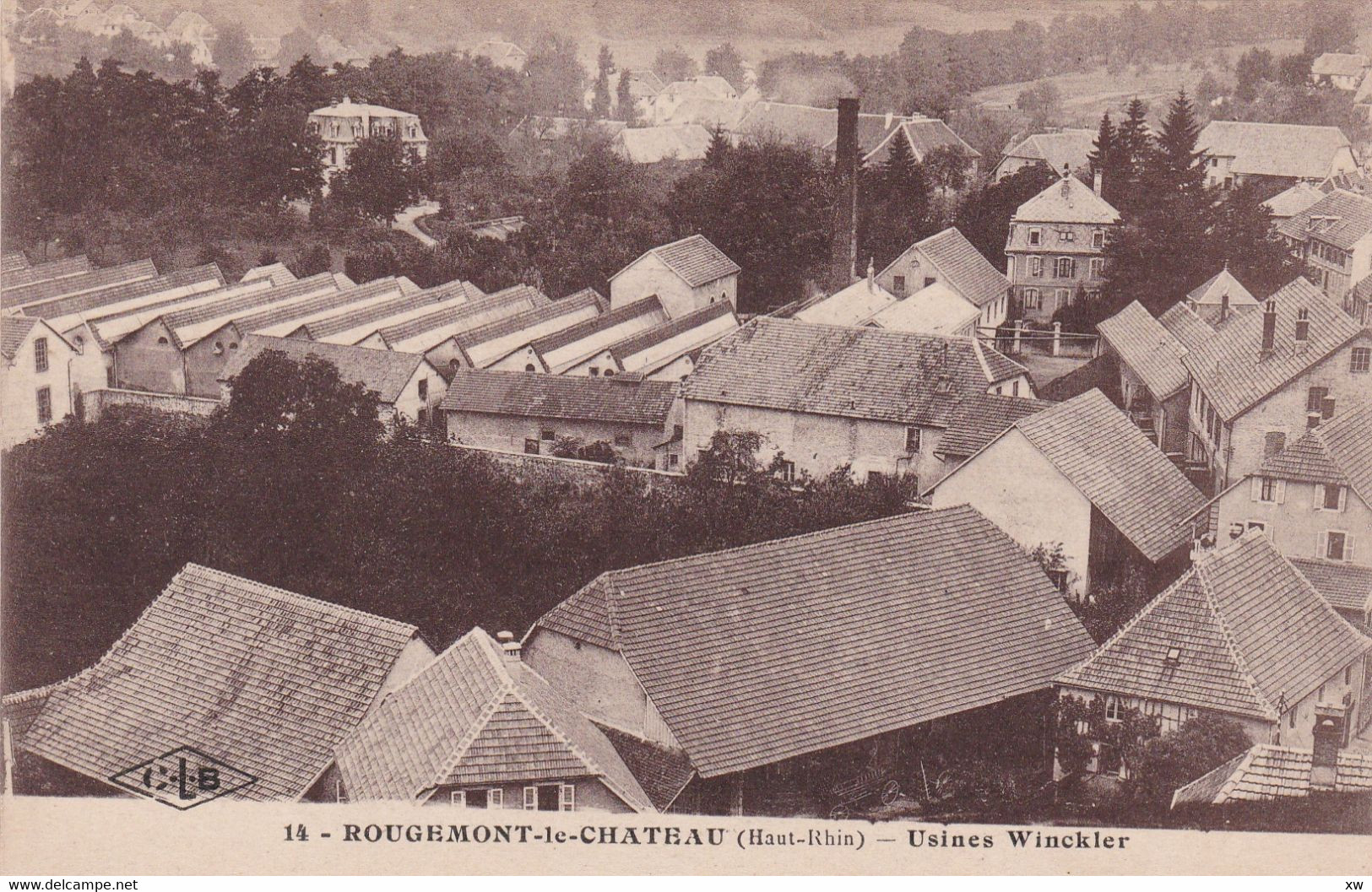 ROUGEMONT-le-CHATEAU -90- Usines Winckler - Rougemont-le-Château