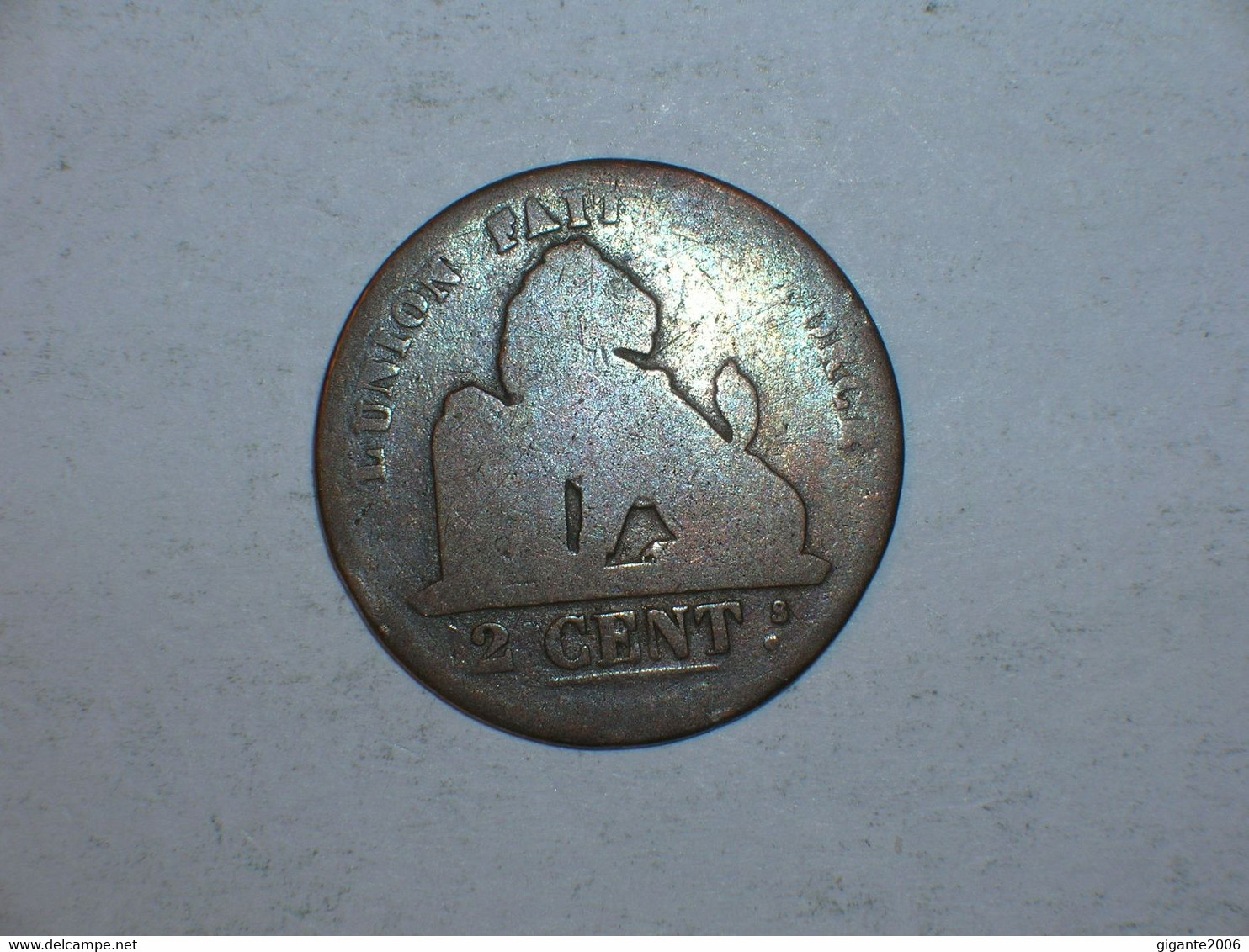 BELGICA 2 CENTIMOS 1836 (9218) - 2 Cents