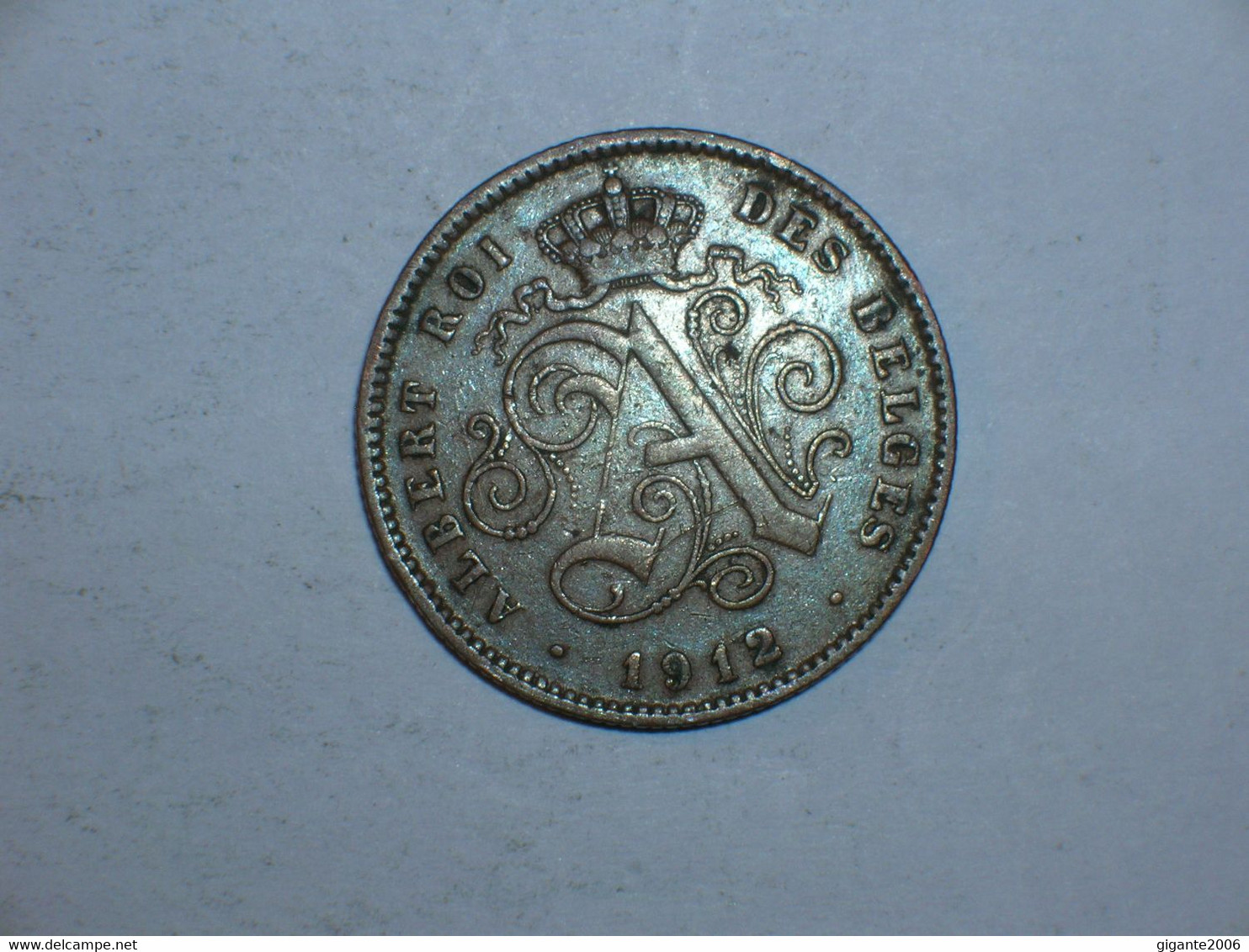 BELGICA 2 CENTIMOS 1912 FR (9235) - 2 Cent