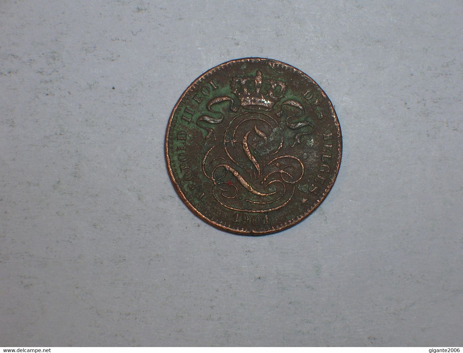 BELGICA 1 CENTIMO 1901 FR (9245) - 1 Cent