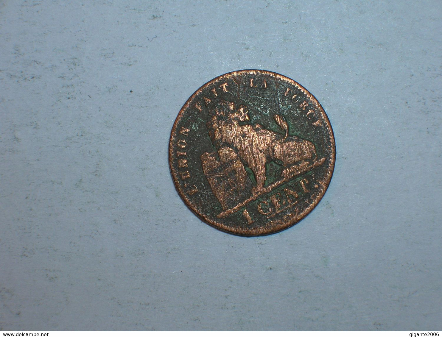 BELGICA 1 CENTIMO 1901 FR (9245) - 1 Cent