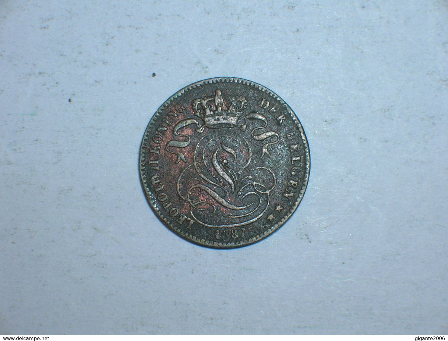 BELGICA 1 CENTIMO  1887 FL (9249) - 1 Cent