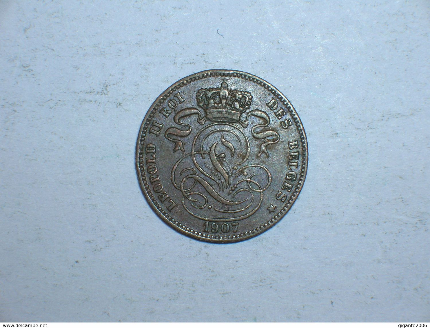 BELGICA 1 CENTIMO  1907 FR (9250) - 1 Cent