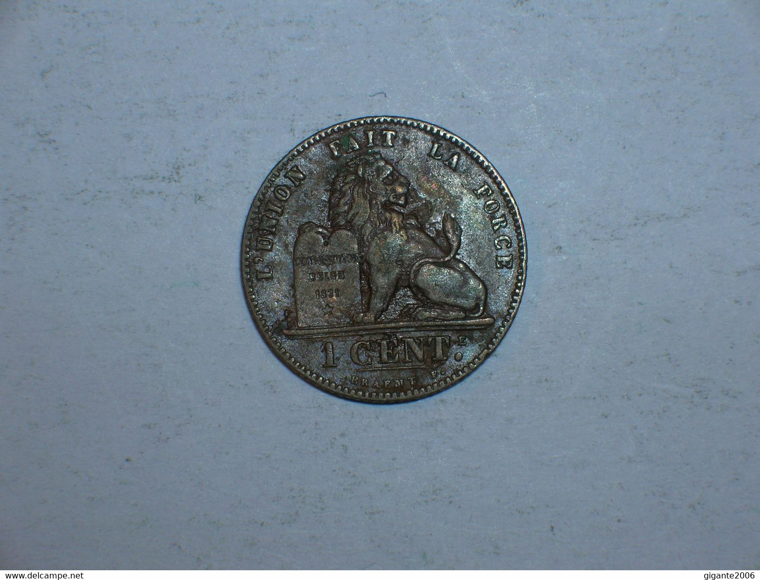 BELGICA 1 CENTIMO  1907 FR (9250) - 1 Cent