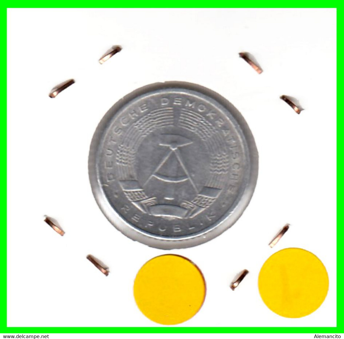 ( GERMANY ) AÑO 1982 REPUBLICA DEMOCRATICA DE ALEMANIA ( DDR ) MONEDAS DE 50 PFENNING ALUMINIO - DE 23 mm. - 50 Pfennig