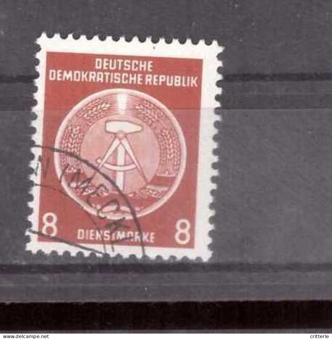 DDR Dienstmarke A Michel Nr. 3 Gestempelt (1,2) - Usados