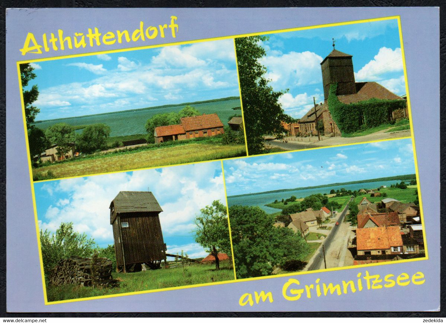 F5863 - TOP Althüttendorf Am Grimitzsee - Verlag Bild Und Heimat Reichenbach Qualitätskarte - Joachimsthal